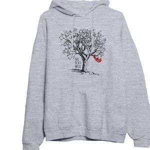 Taylor Swift AUTHENTIC All Too Well red scarf limited edition gray hoodie 2XL